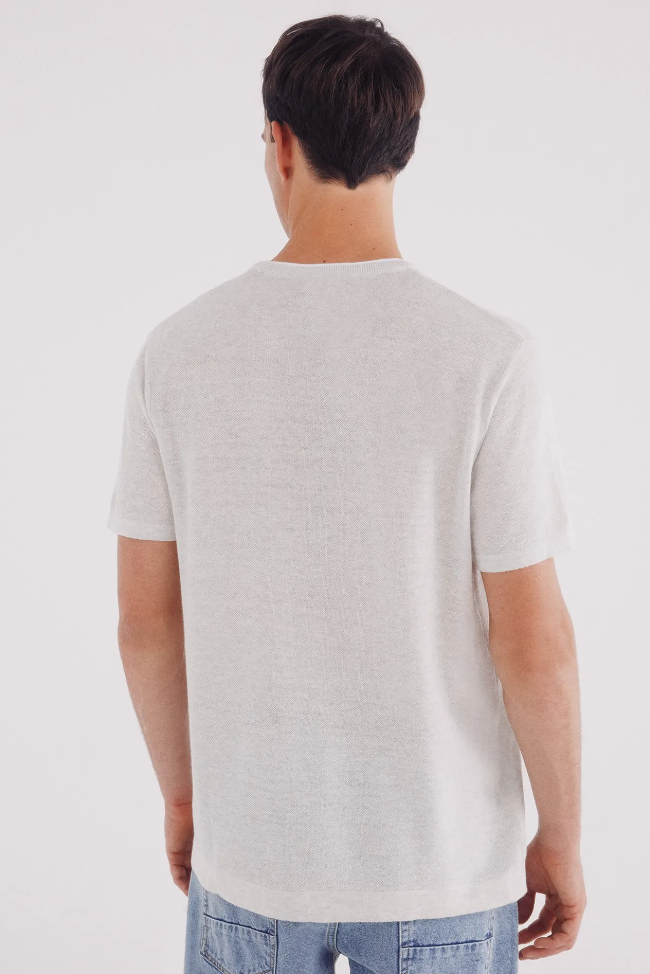 Camisola manga curta estrutura