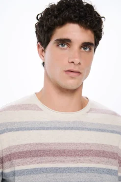 Camisola microrriscas