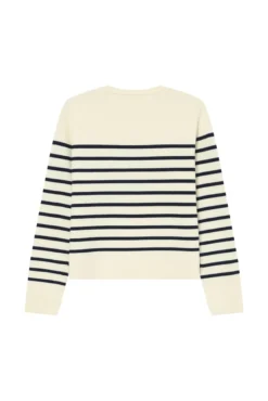 Camisola riscas de marinheiro em malha Milano