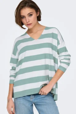 Camisola às riscas