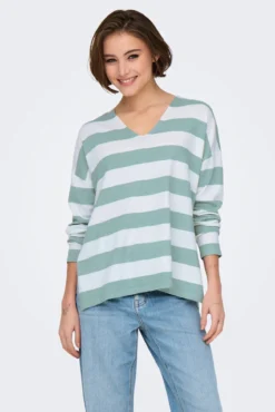 Camisola às riscas