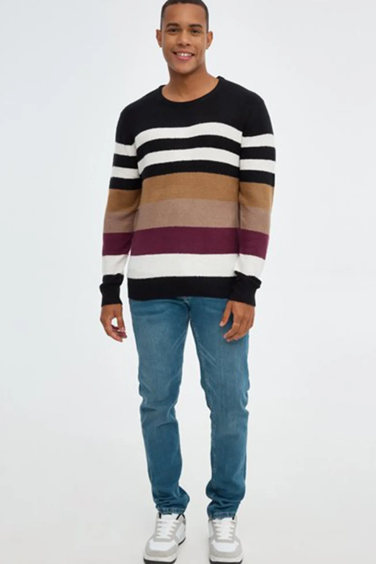 Camisola às riscas