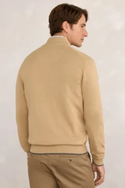 Cardigan canelado