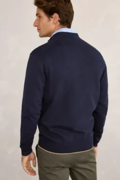 Cardigan canelado