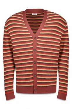 Cardigan com casaco de malha em botões