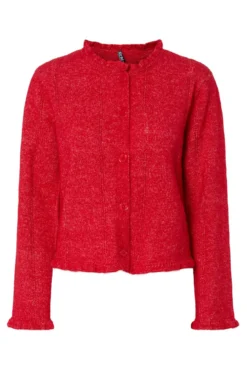 Cardigan com manga , mangas e gola