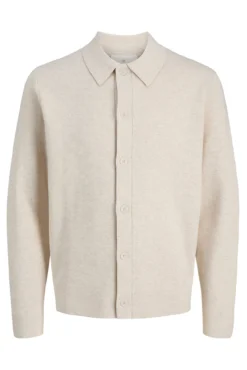 Cardigan de gola polo