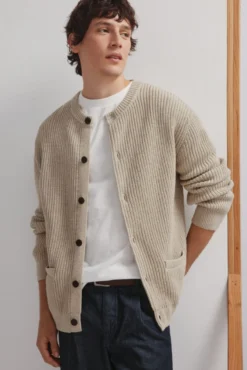 Cardigan de malha casaco de malha com malha