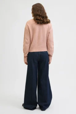Cardigan de malha com botões