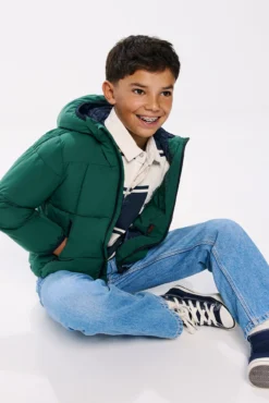 Casaco acolchoado menino