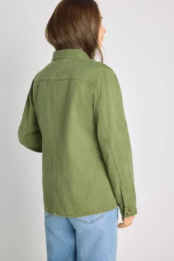 Casaco denim colorido