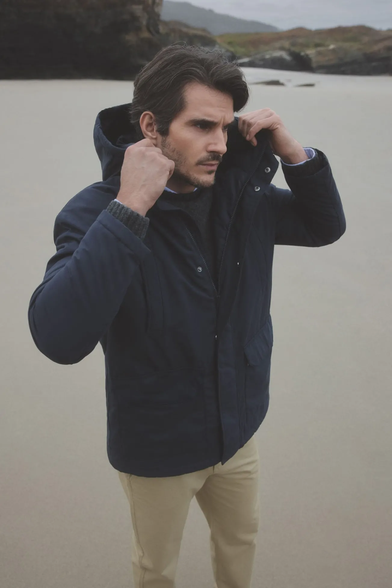 Casaco parka de Hong Kong
