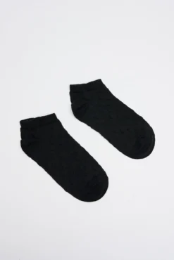 Chaussettes courtes coton noires