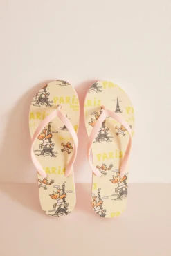 Chinelas impressas Cobi