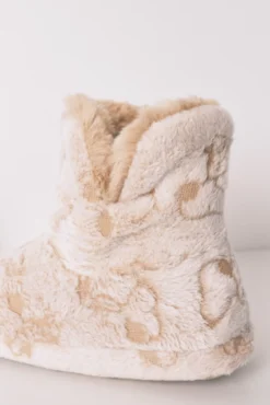 Chinelos de quarto de botas alto do Snoopy