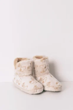 Chinelos de quarto de botas alto do Snoopy