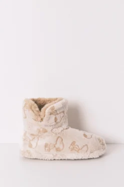 Chinelos de quarto de botas alto do Snoopy