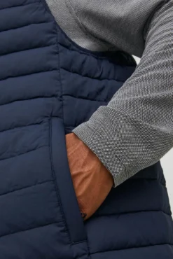 Colete acolchoado poliéster reciclado PLUS