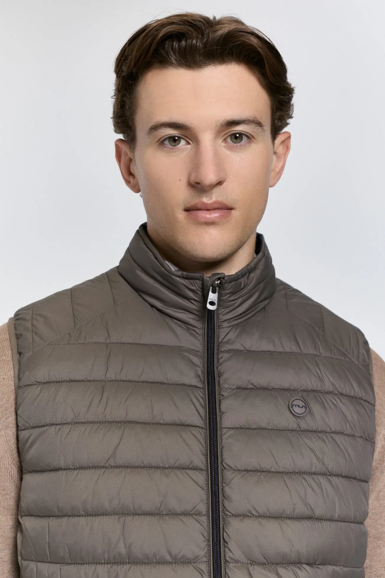 Colete acolchoado reversível