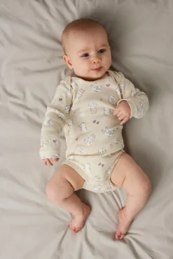 Conjunto de 3 bodies para bebê