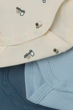 Conjunto de 3 bodies para bebê