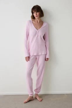 Conjunto de Calça Rosa Cozy Time