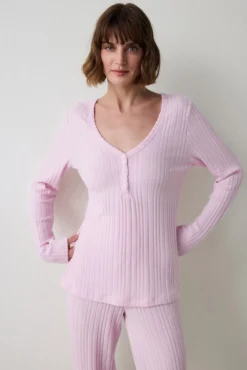 Conjunto de Calça Rosa Cozy Time