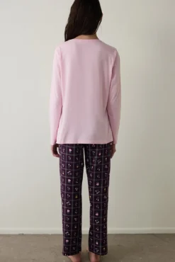 Conjunto de calças Ls de outono