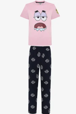 Conjunto de pijama comprido do Bob Esponja