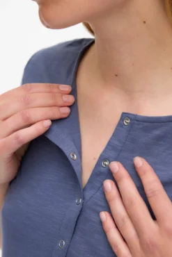 Conjunto de pijama de maternity em algodão orgânico