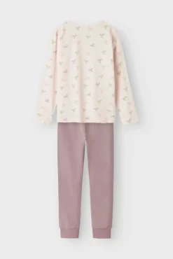 Conjunto de pijama de menina com laços