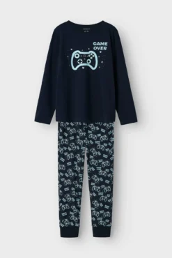 Conjunto de pijama de menino de videogame