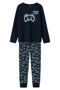 Conjunto de pijama de menino de videogame