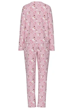 Conjunto de pijama longo de Natal