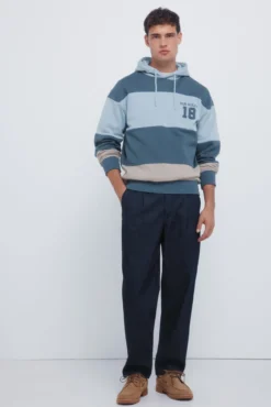 Cortes de capuz com sweatshirt
