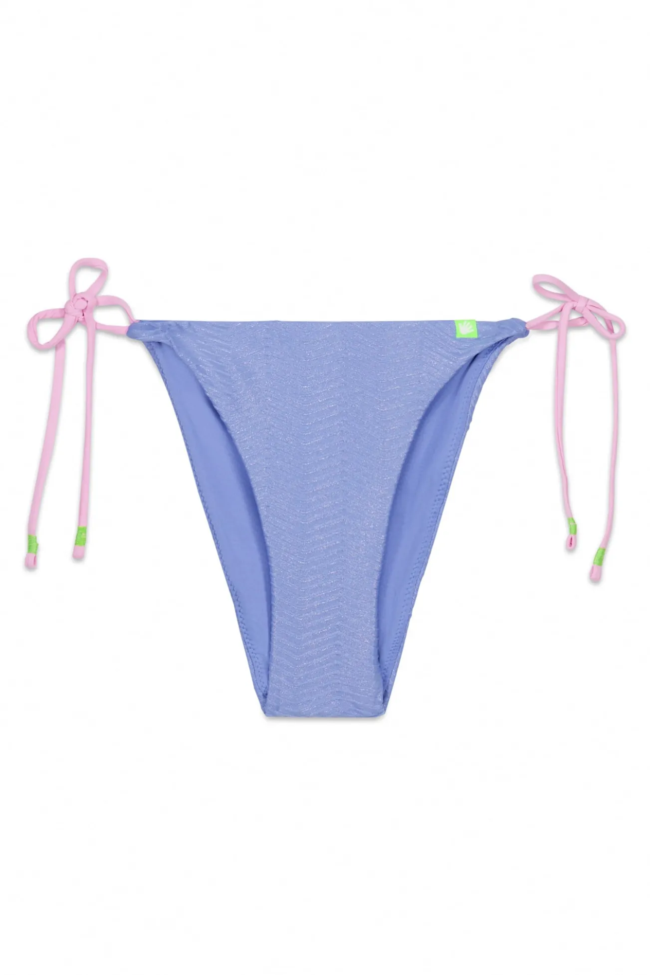 Cueca biquíni azul meia alça