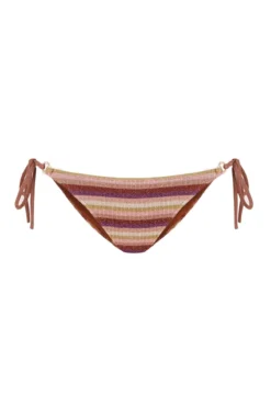 Cueca biquíni brasileira multicor brilho