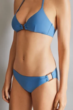 Cueca biquíni clássica azul