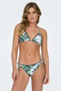 Cueca biquíni estampada