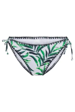 Cueca biquíni estampada