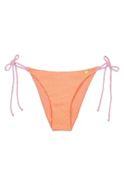 Cueca biquíni laranja meia alça
