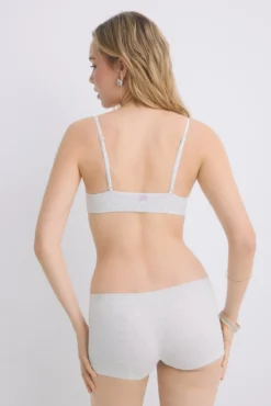 Cueca boxer cinza sem costura
