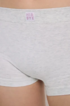 Cueca boxer cinza sem costura