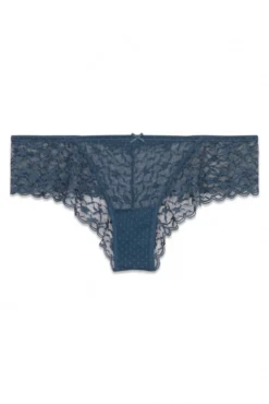Cueca brasileira larga de renda verde