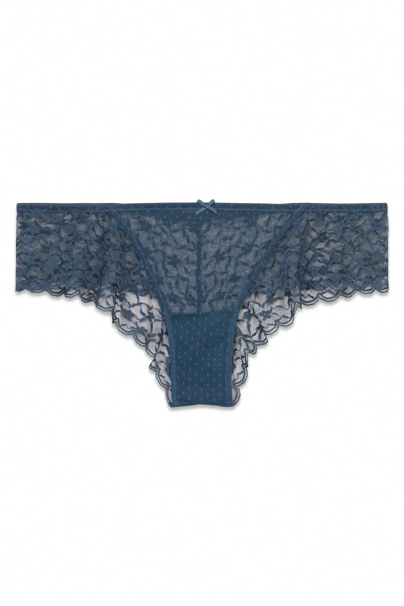 Cueca brasileira larga de renda verde