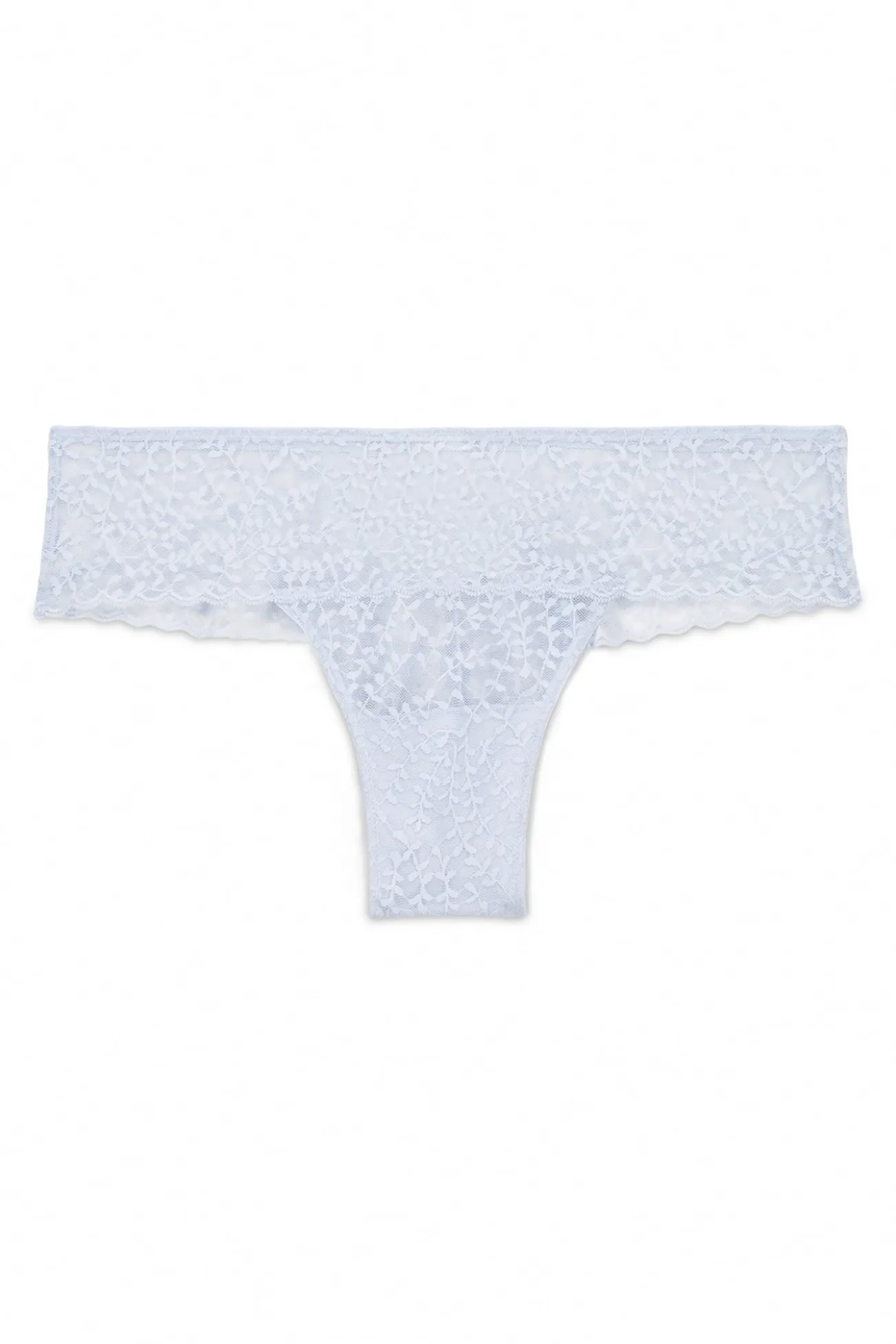 Cueca brasileira larga de renda azul