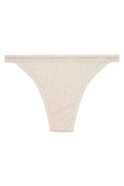Cueca brasileira marfim com estampa animal print