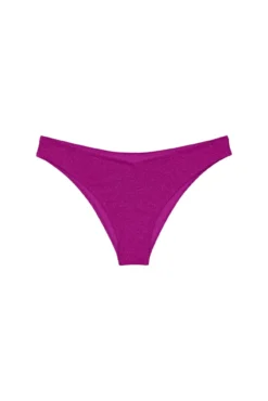 Cueca de biquíni brasileira em lurex
