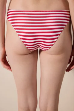 Cueca de biquíni estampado clássico