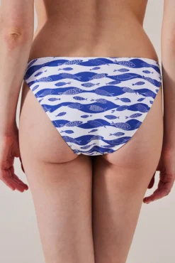Cueca de biquíni estampado clássico